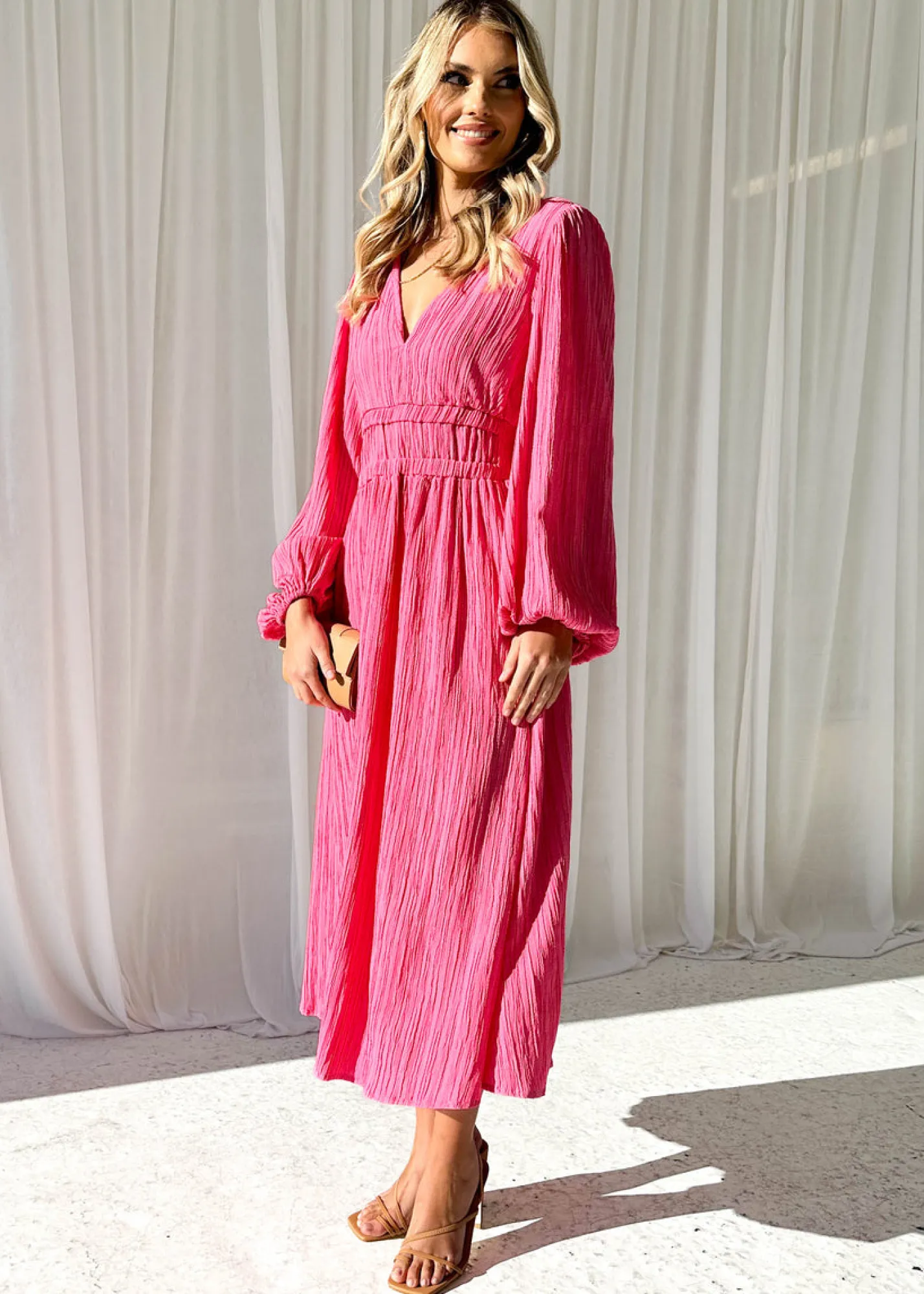 Women Gingham & Heels Maxi>Mailia Maxi Dress