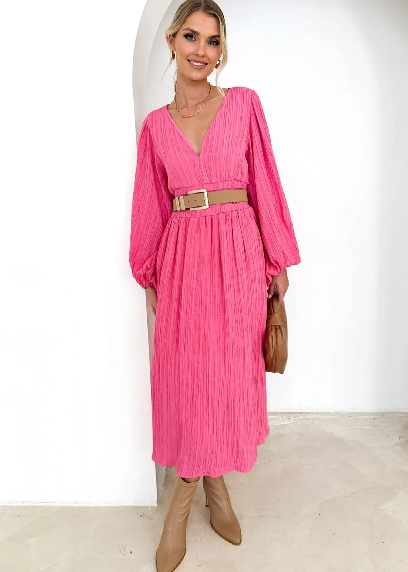 Women Gingham & Heels Maxi>Mailia Maxi Dress