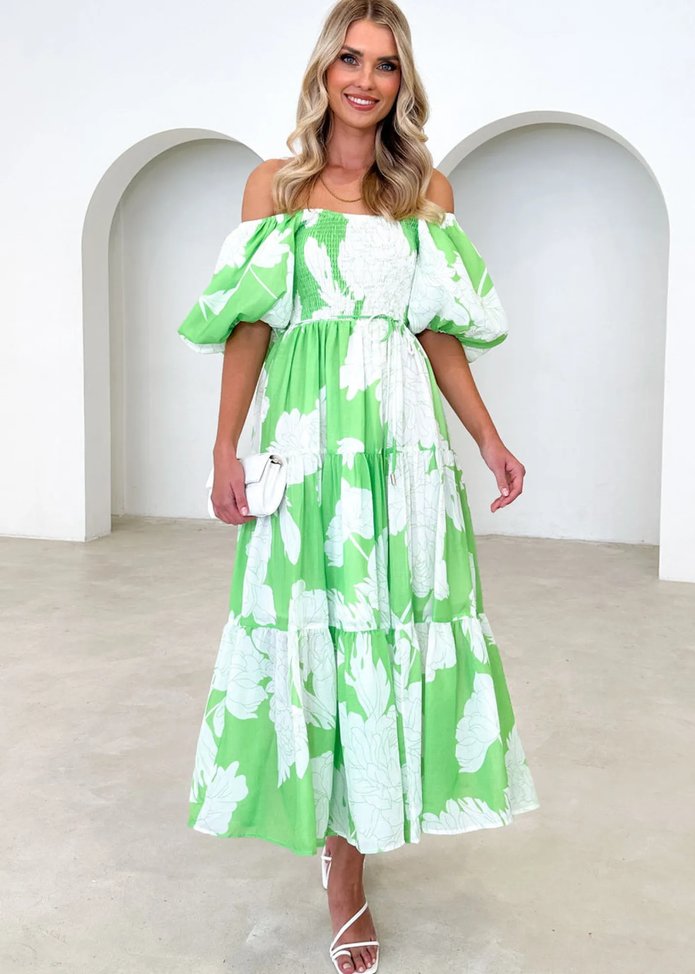 Women Gingham & Heels Maxi>Mariani Maxi Dress