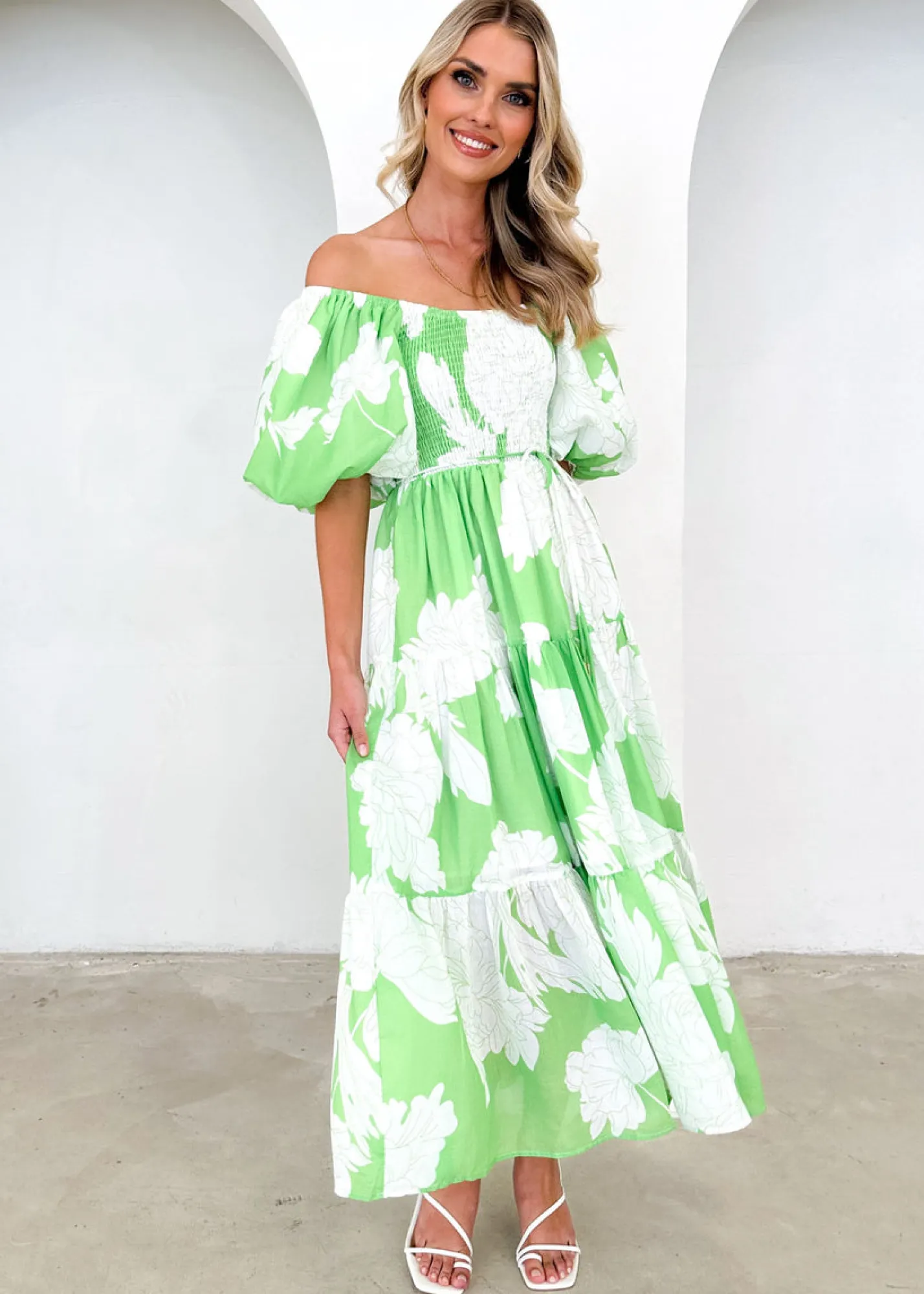 Women Gingham & Heels Maxi>Mariani Maxi Dress