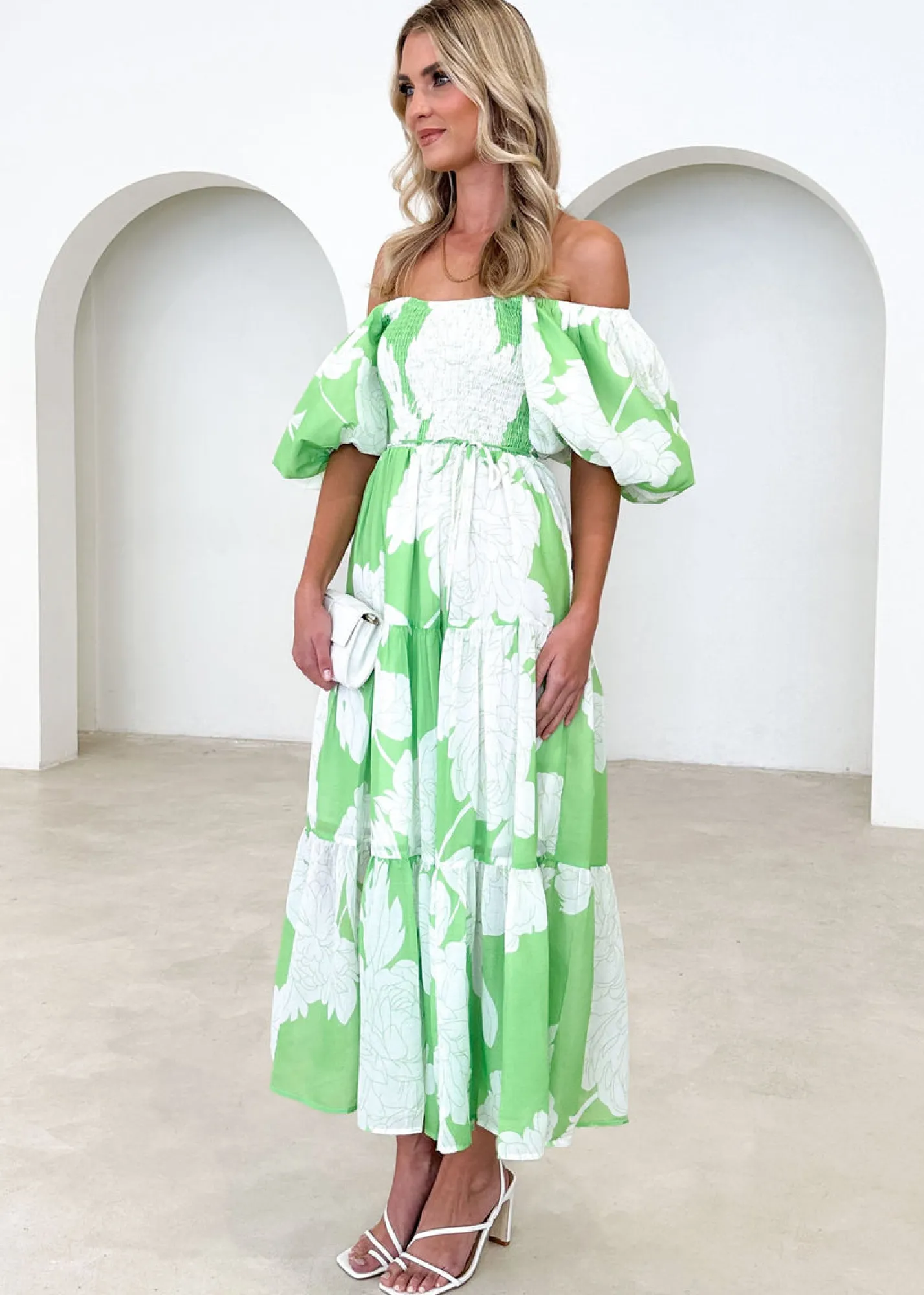 Women Gingham & Heels Maxi>Mariani Maxi Dress
