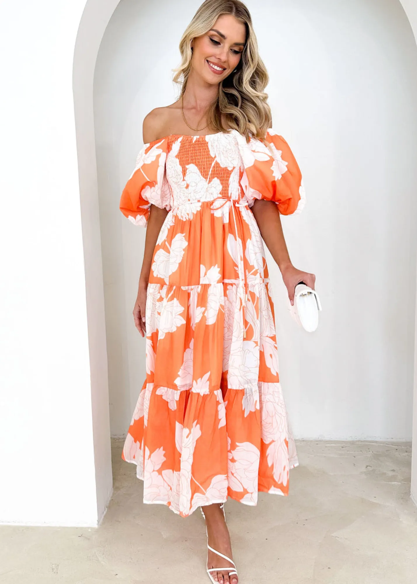 Women Gingham & Heels Maxi>Mariani Maxi Dress