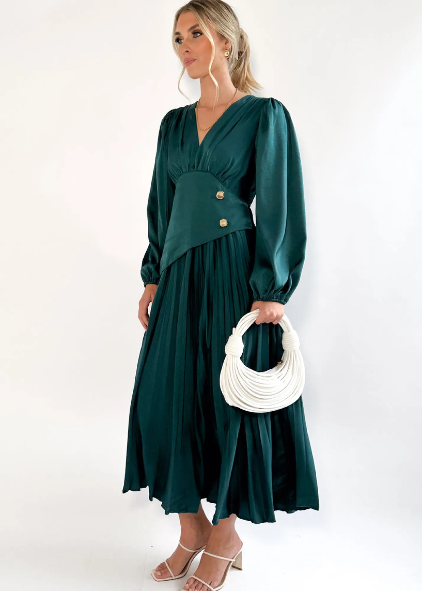 Women Gingham & Heels Maxi>Mariennie Maxi Dress