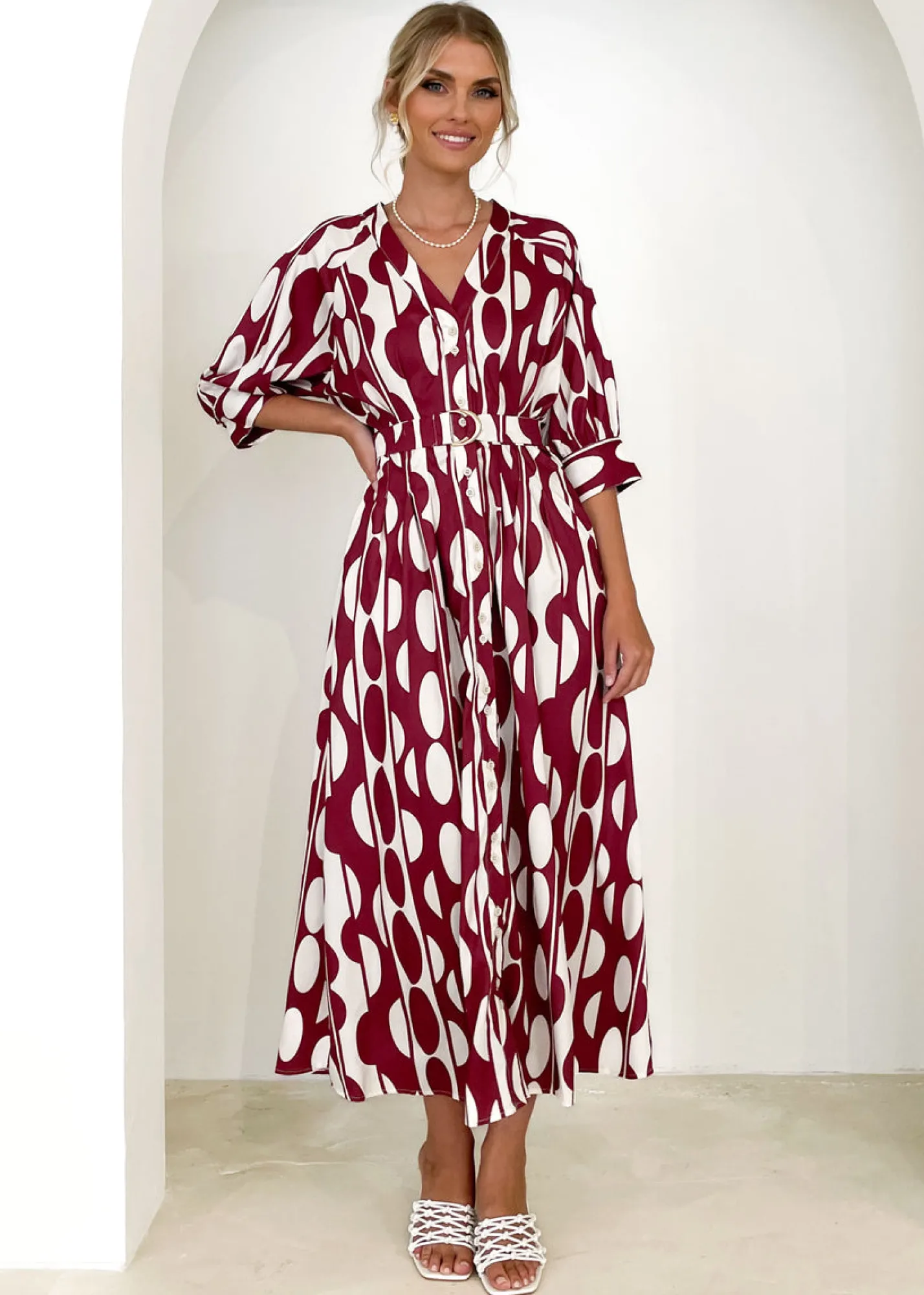 Women Gingham & Heels Maxi>Marnita Maxi Dress