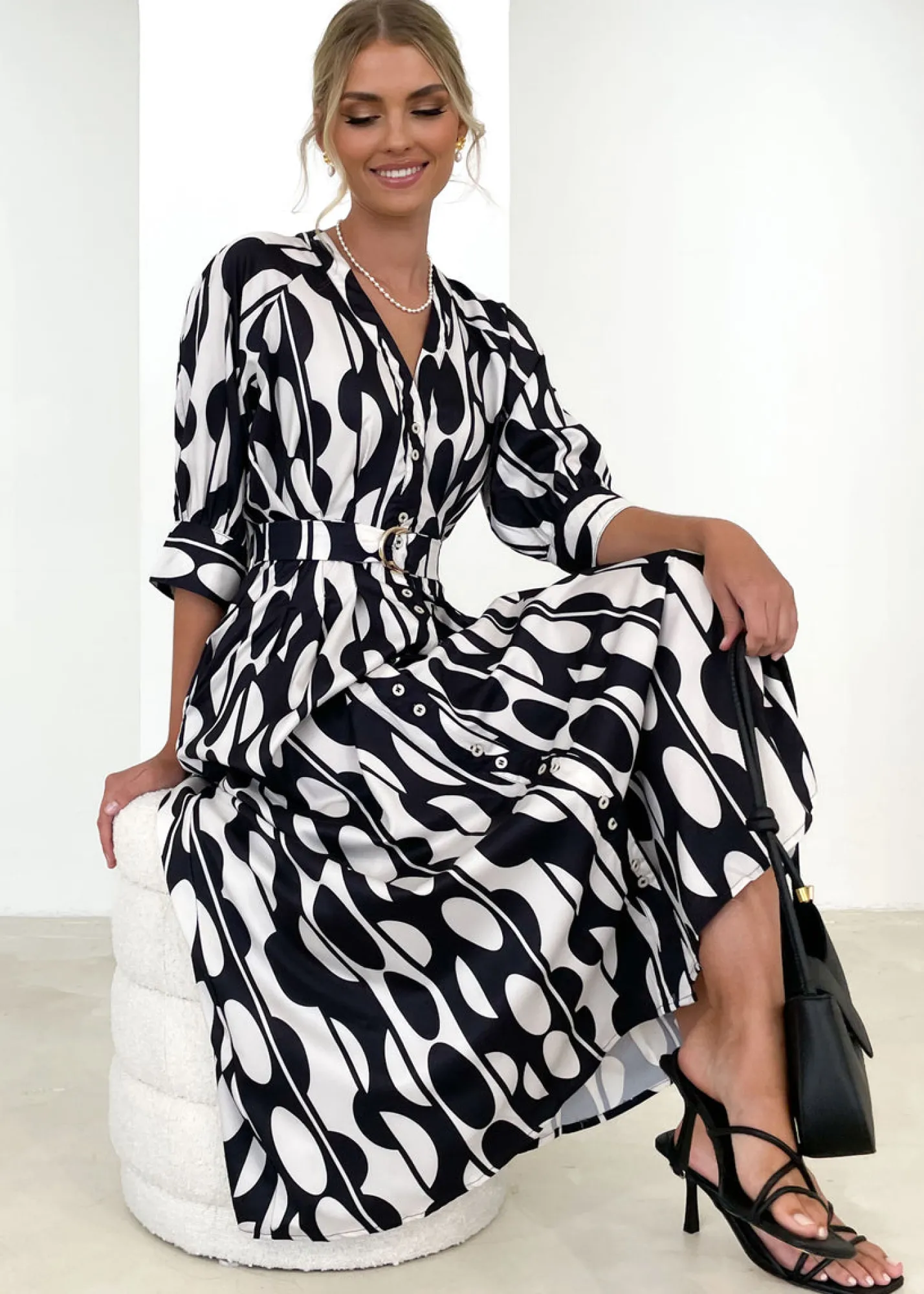 Women Gingham & Heels Maxi>Marnita Maxi Dress