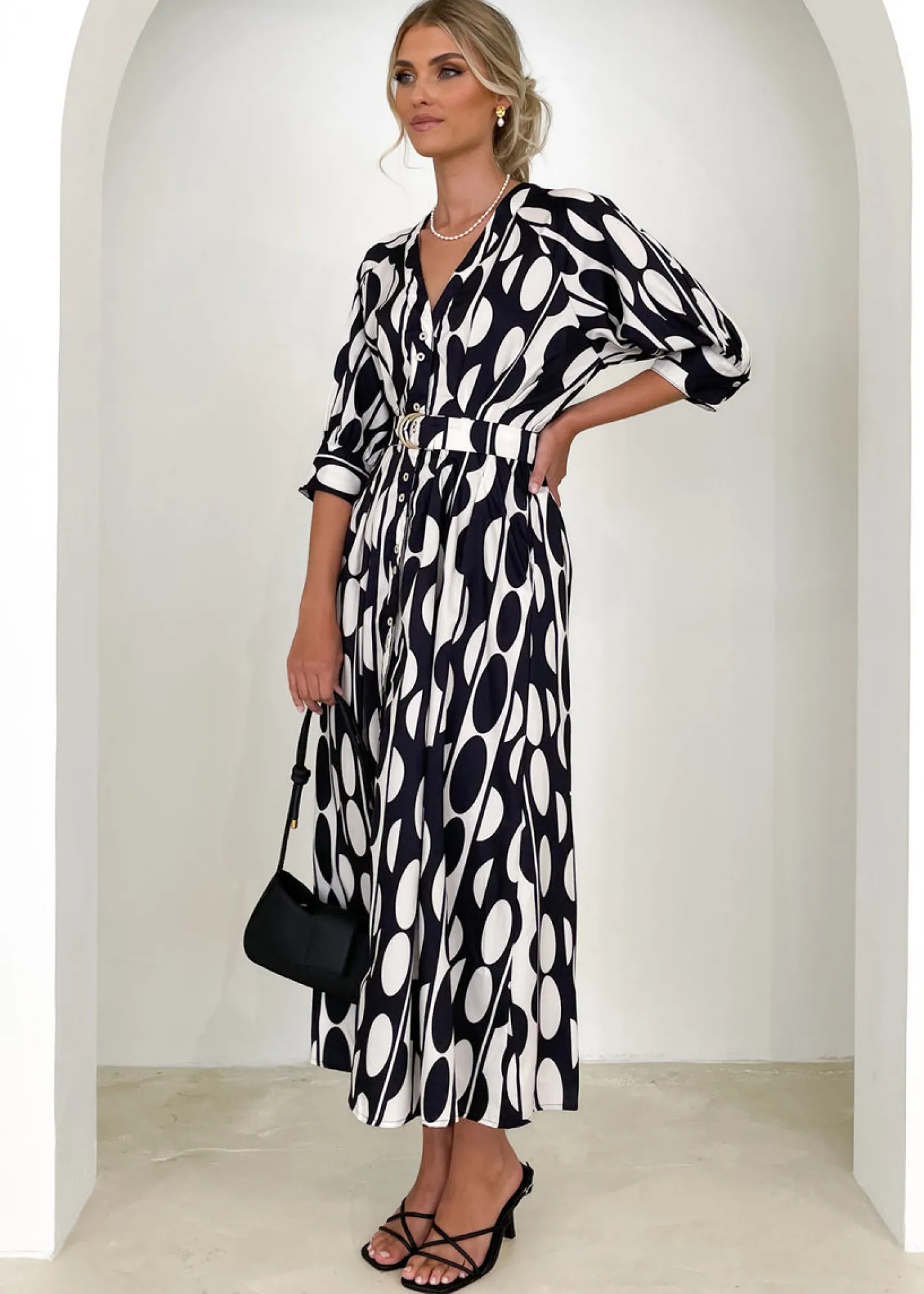 Women Gingham & Heels Maxi>Marnita Maxi Dress