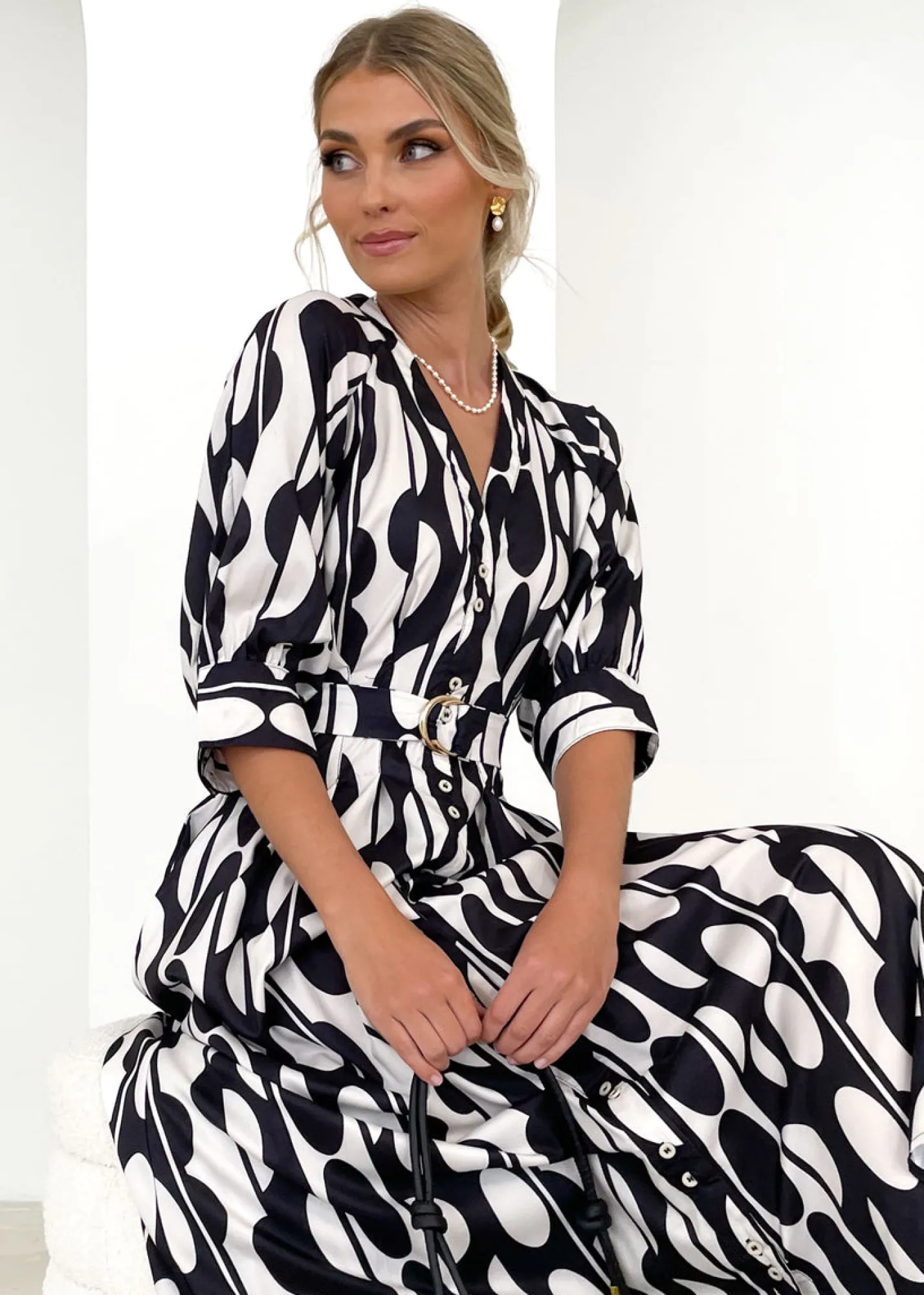 Women Gingham & Heels Maxi>Marnita Maxi Dress
