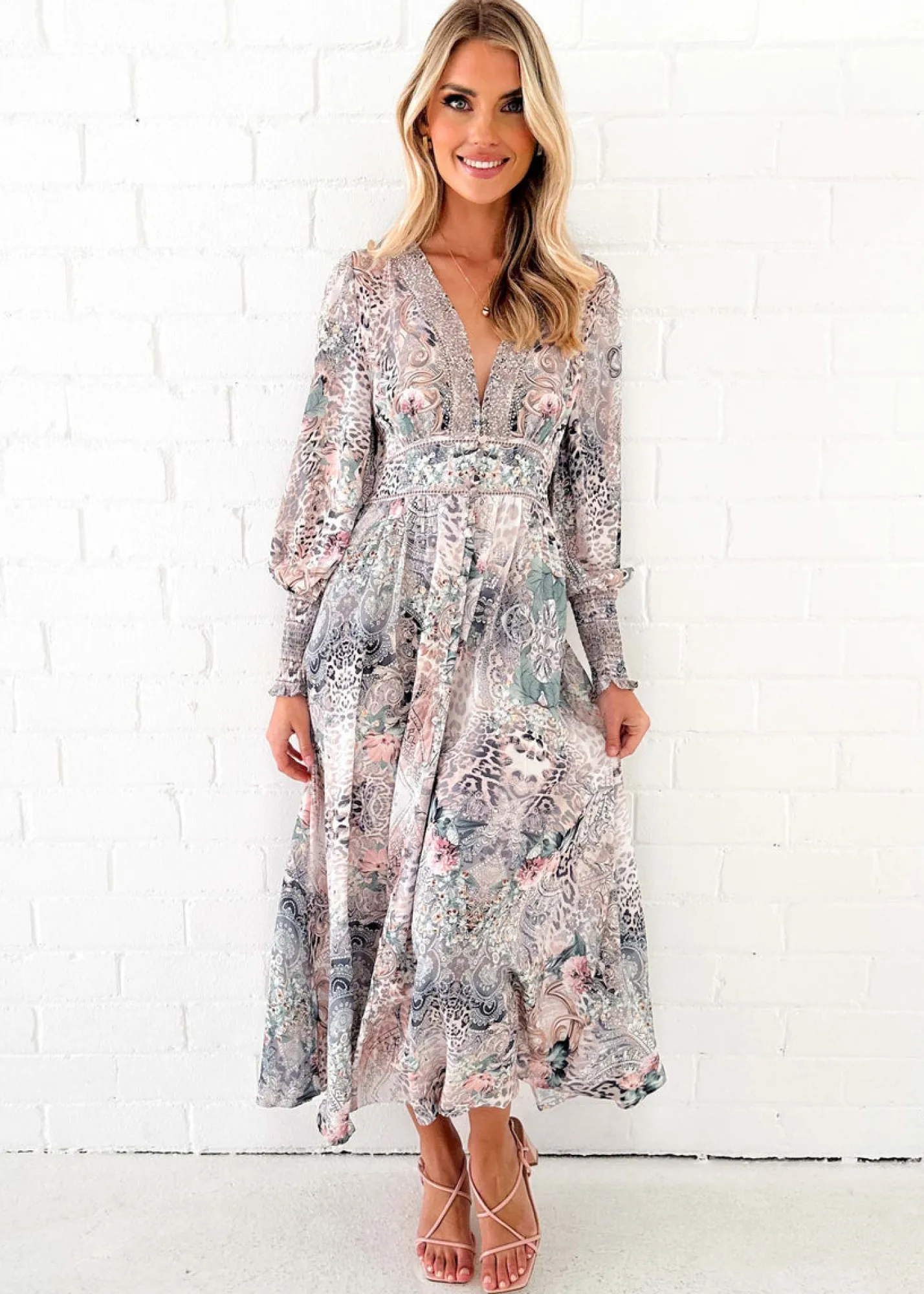 Women Gingham & Heels Midi>Marshie Midi Dress
