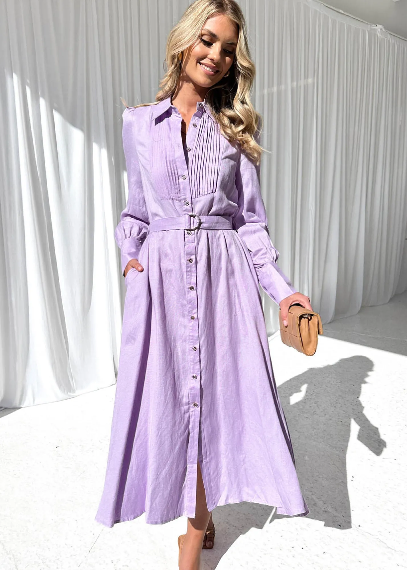 Women Gingham & Heels Midi>Maxeen Midi Dress