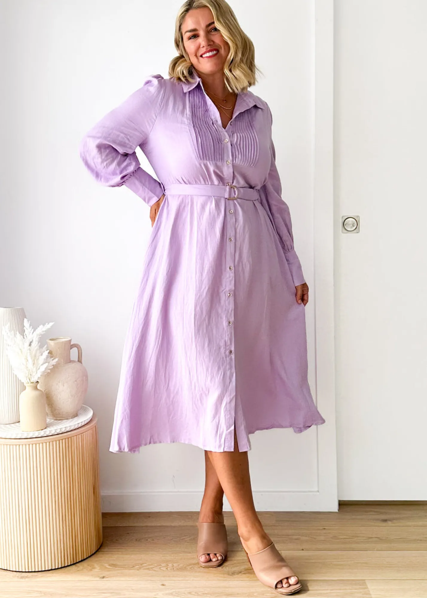 Women Gingham & Heels Midi>Maxeen Midi Dress