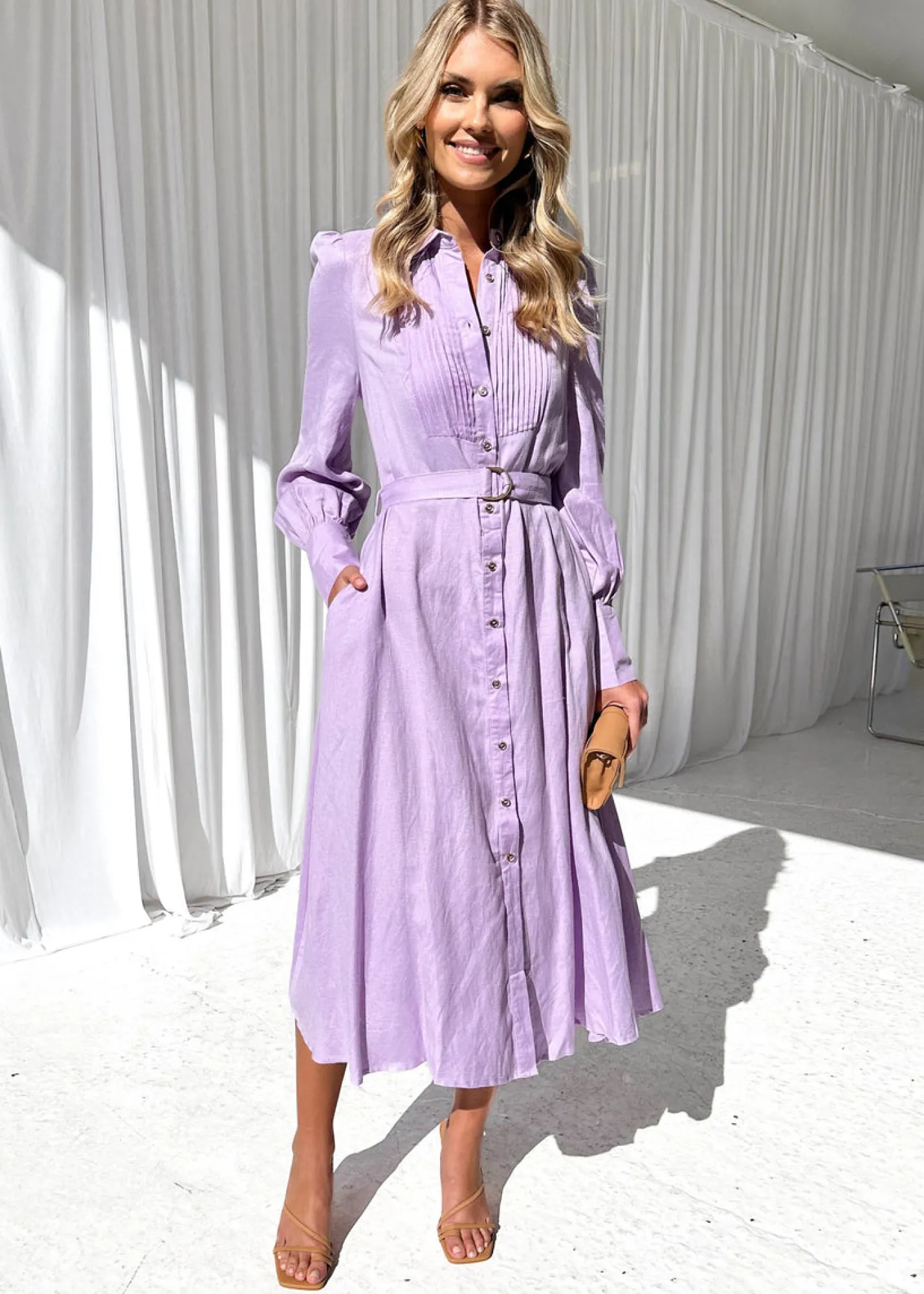 Women Gingham & Heels Midi>Maxeen Midi Dress