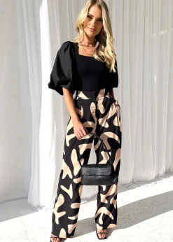 Women Gingham & Heels Pants><noscript><img width=