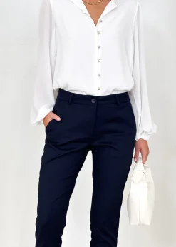 Women Gingham & Heels Pants><noscript><img width=