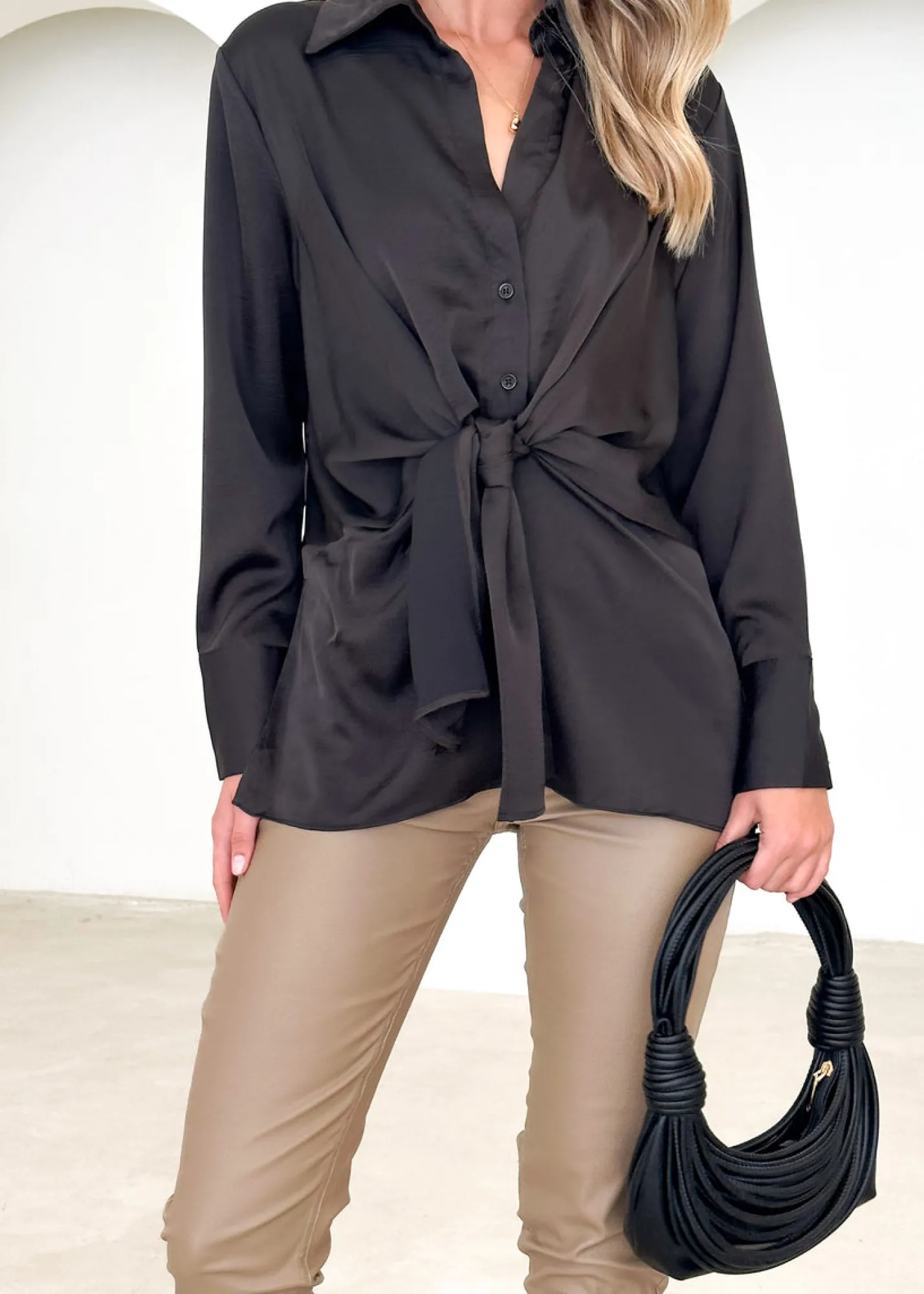 Women Gingham & Heels Blouses>Mehleka Blouse