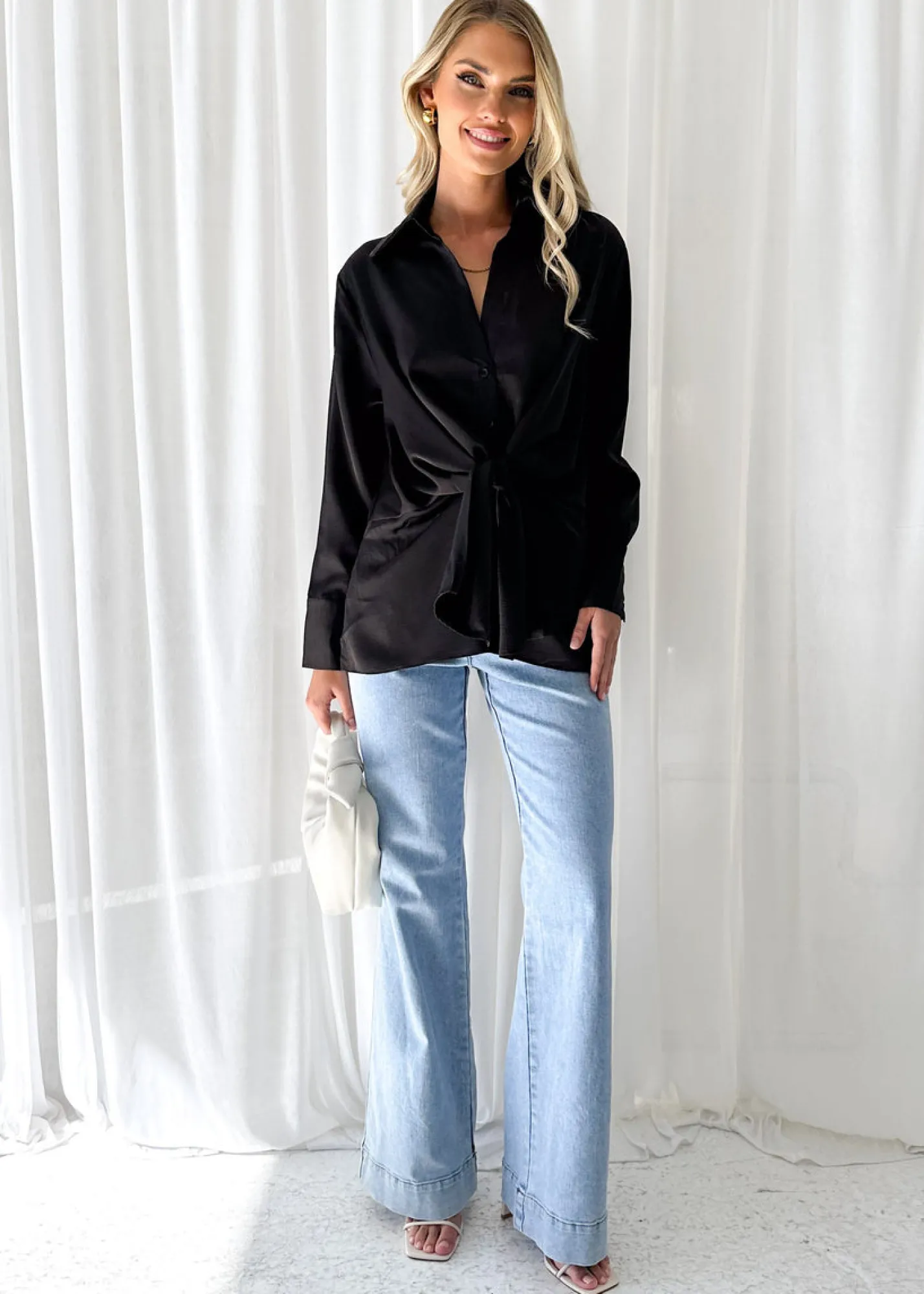Women Gingham & Heels Blouses>Mehleka Blouse
