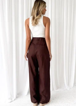 Women Gingham & Heels Pants><noscript><img width=