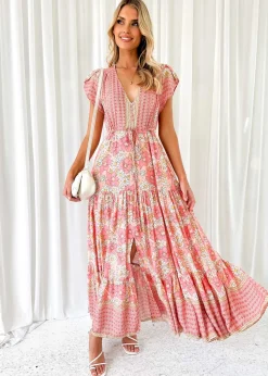 Women Gingham & Heels Maxi>Melissa Maxi Dress