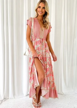Women Gingham & Heels Maxi><noscript><img width=