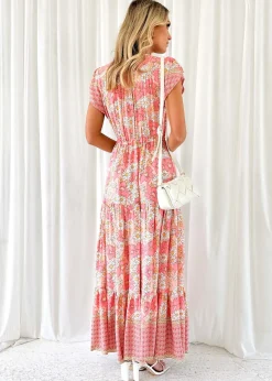 Women Gingham & Heels Maxi><noscript><img width=