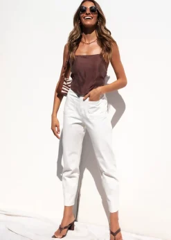 Women Gingham & Heels Crops>Miami Nights Crop