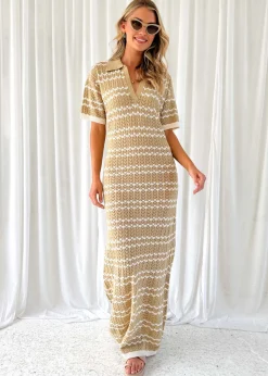 Women Gingham & Heels Maxi>Molliana Knit Maxi Dress