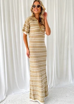 Women Gingham & Heels Maxi>Molliana Knit Maxi Dress