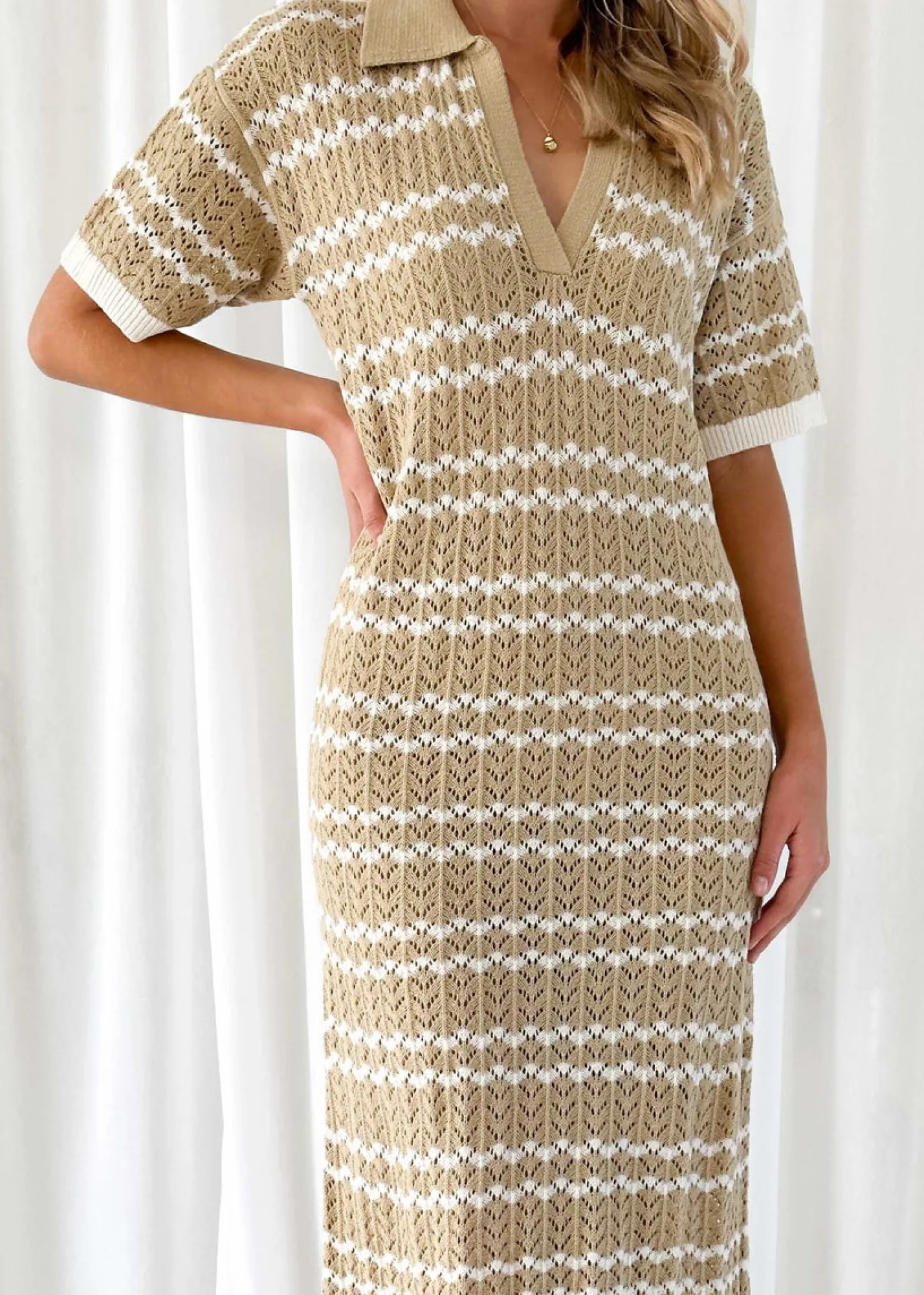 Women Gingham & Heels Maxi>Molliana Knit Maxi Dress