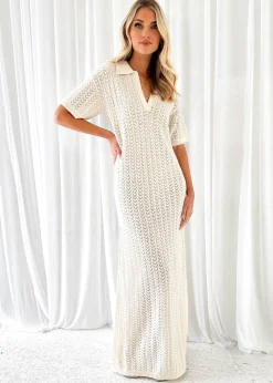 Women Gingham & Heels Knit Dresses>Molliana Knit Maxi Dress