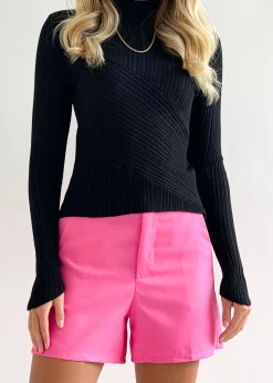 Women Gingham & Heels Knit Tops><noscript><img width=