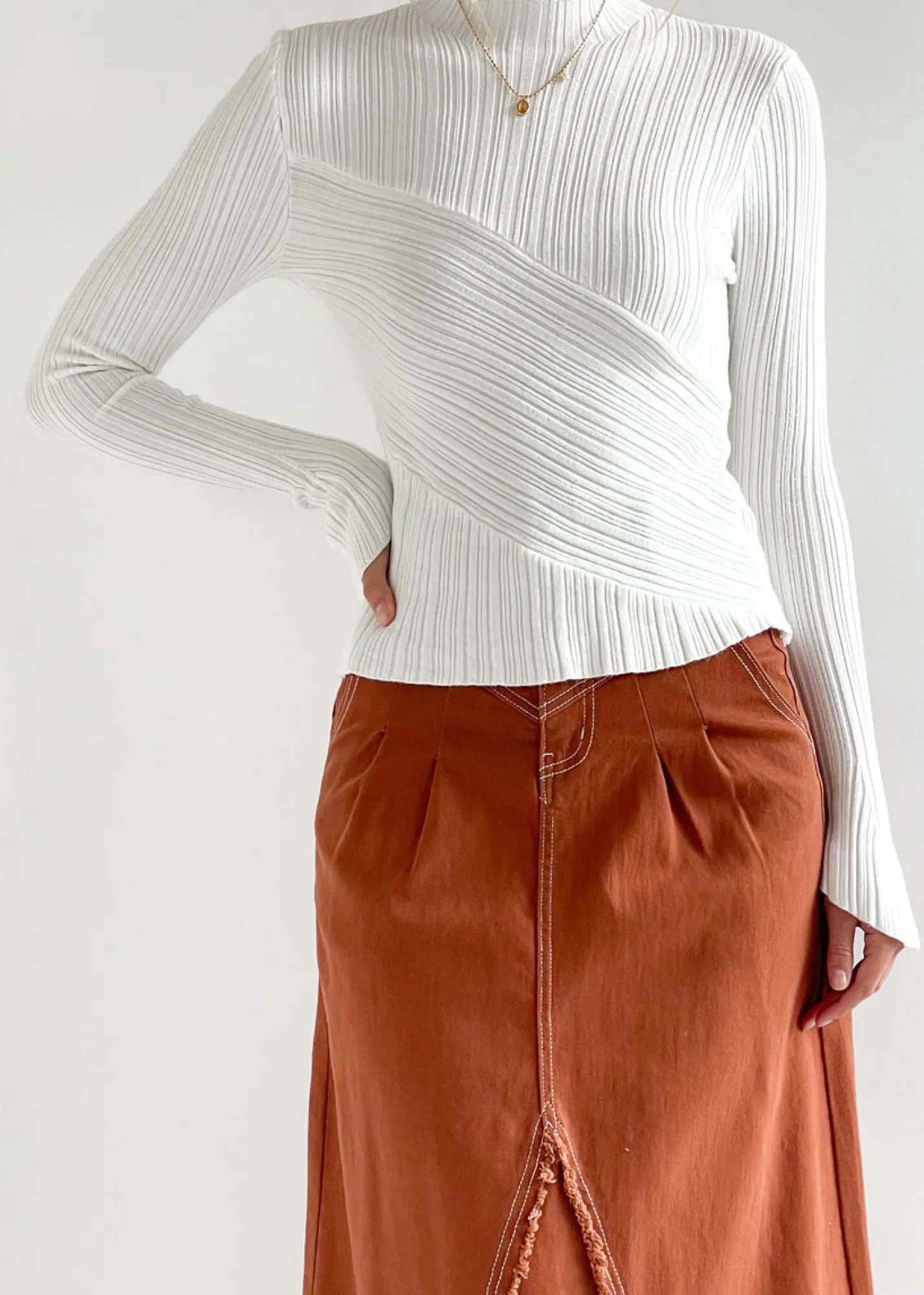 Women Gingham & Heels Basic Tops>Monrowe Knit Top