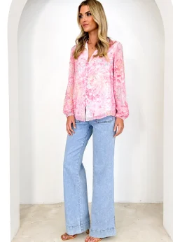 Women Gingham & Heels Blouses><noscript><img width=