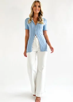 Women Gingham & Heels Knit Tops>Morrison Knit Top