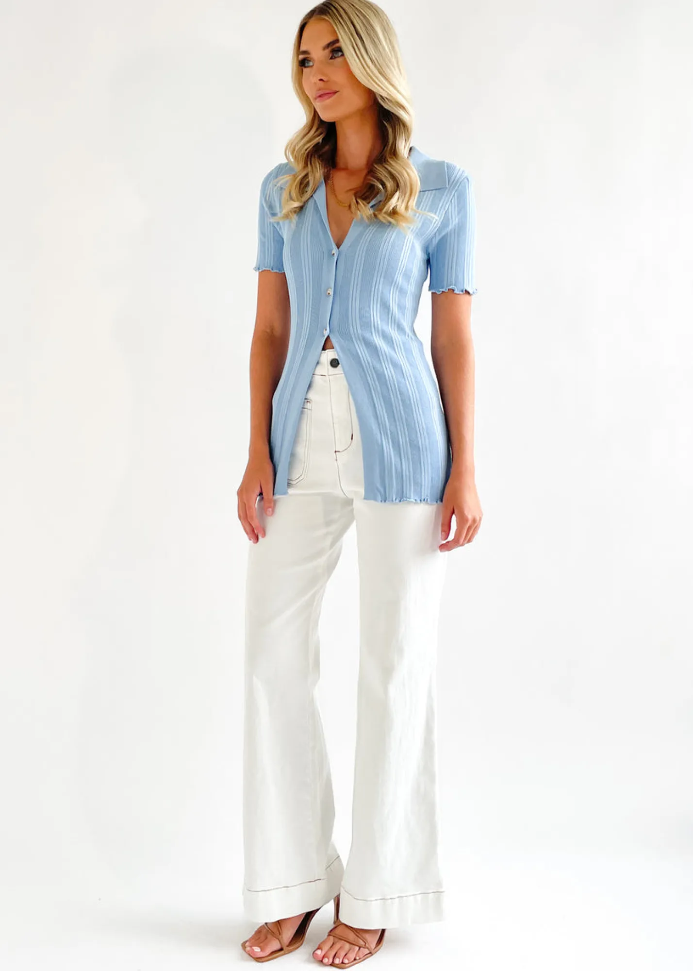 Women Gingham & Heels Knit Tops>Morrison Knit Top