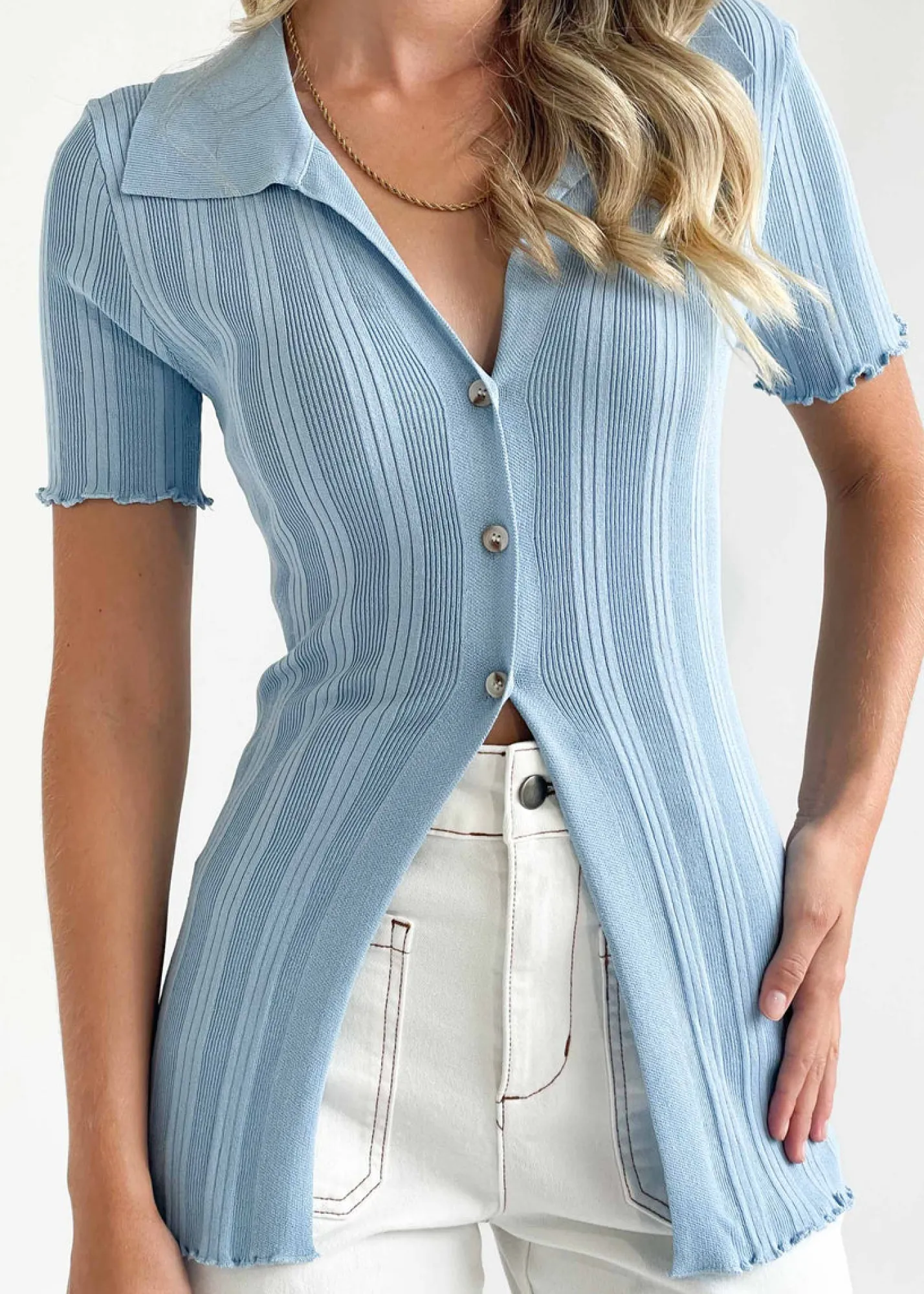 Women Gingham & Heels Basic Tops>Morrison Knit Top