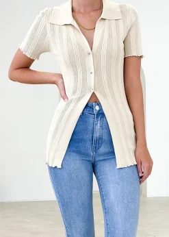 Women Gingham & Heels Basic Tops><noscript><img width=