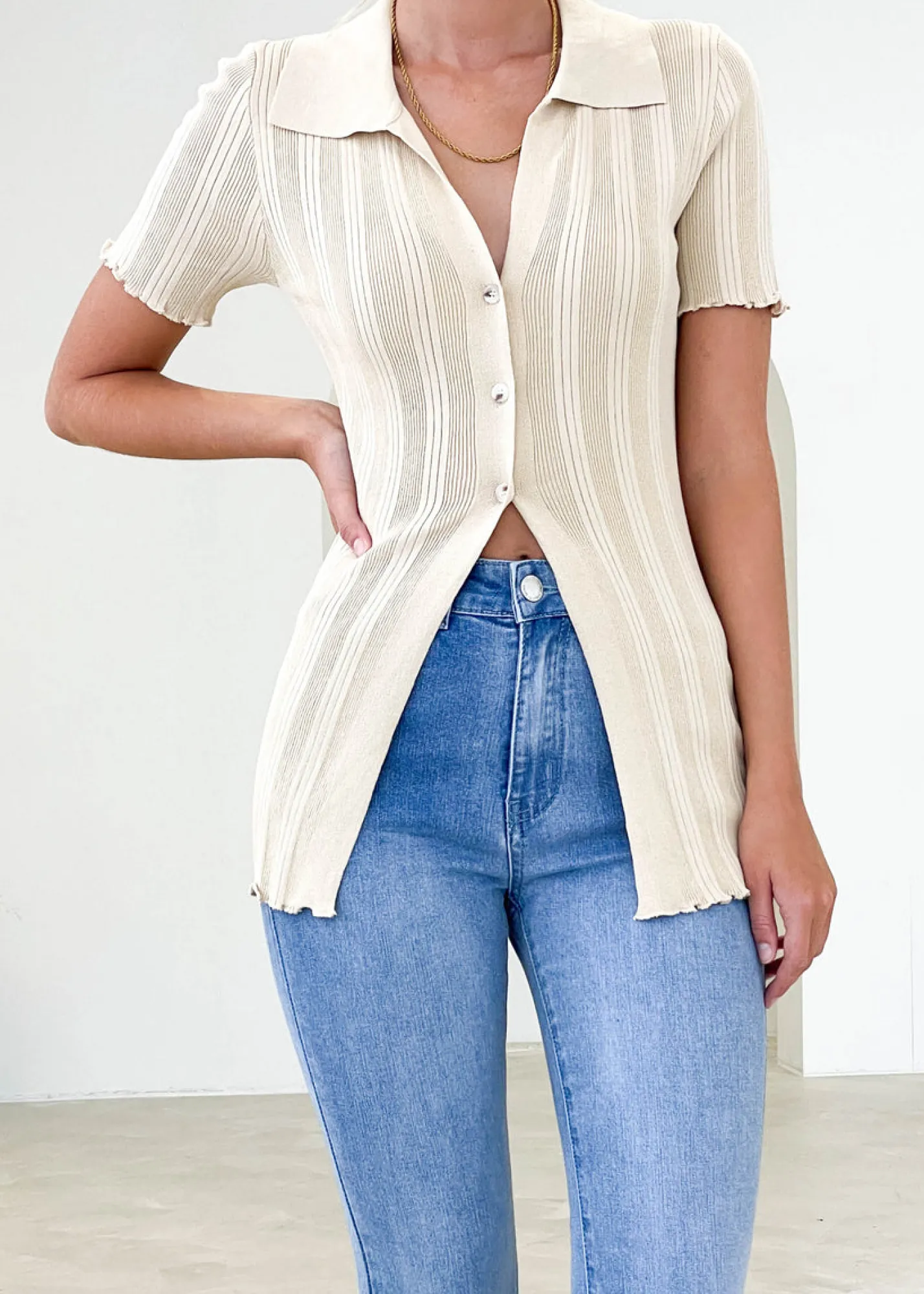 Women Gingham & Heels Knit Tops>Morrison Knit Top
