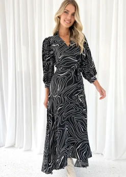 Women Gingham & Heels Midi>Mourin Midi Dress