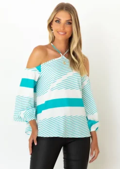 Women Gingham & Heels Blouses><noscript><img width=