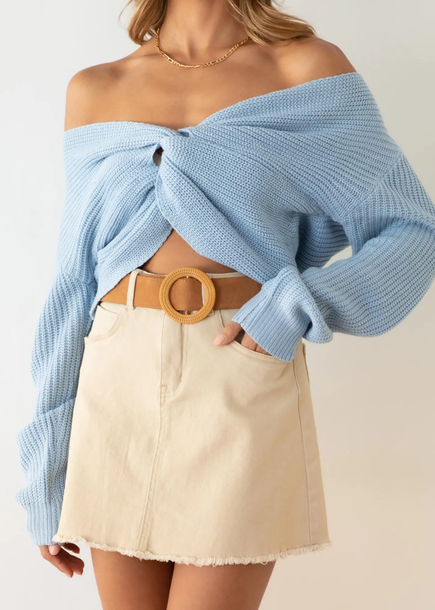Women Gingham & Heels Sweaters>Mysterious Love Sweater