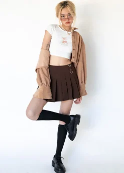 Women Gingham & Heels Crops><noscript><img width=