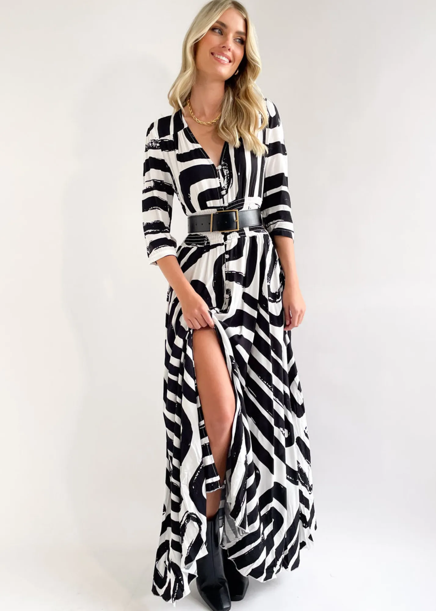 Women Gingham & Heels Maxi>New Romantics Maxi Dress