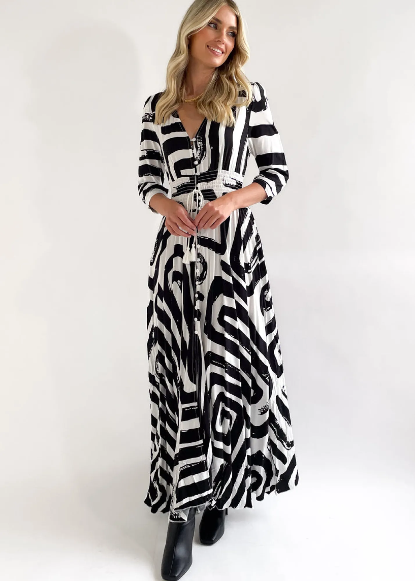 Women Gingham & Heels Maxi>New Romantics Maxi Dress
