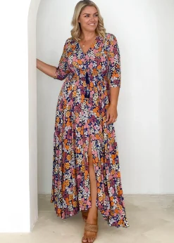 Women Gingham & Heels Maxi><noscript><img width=