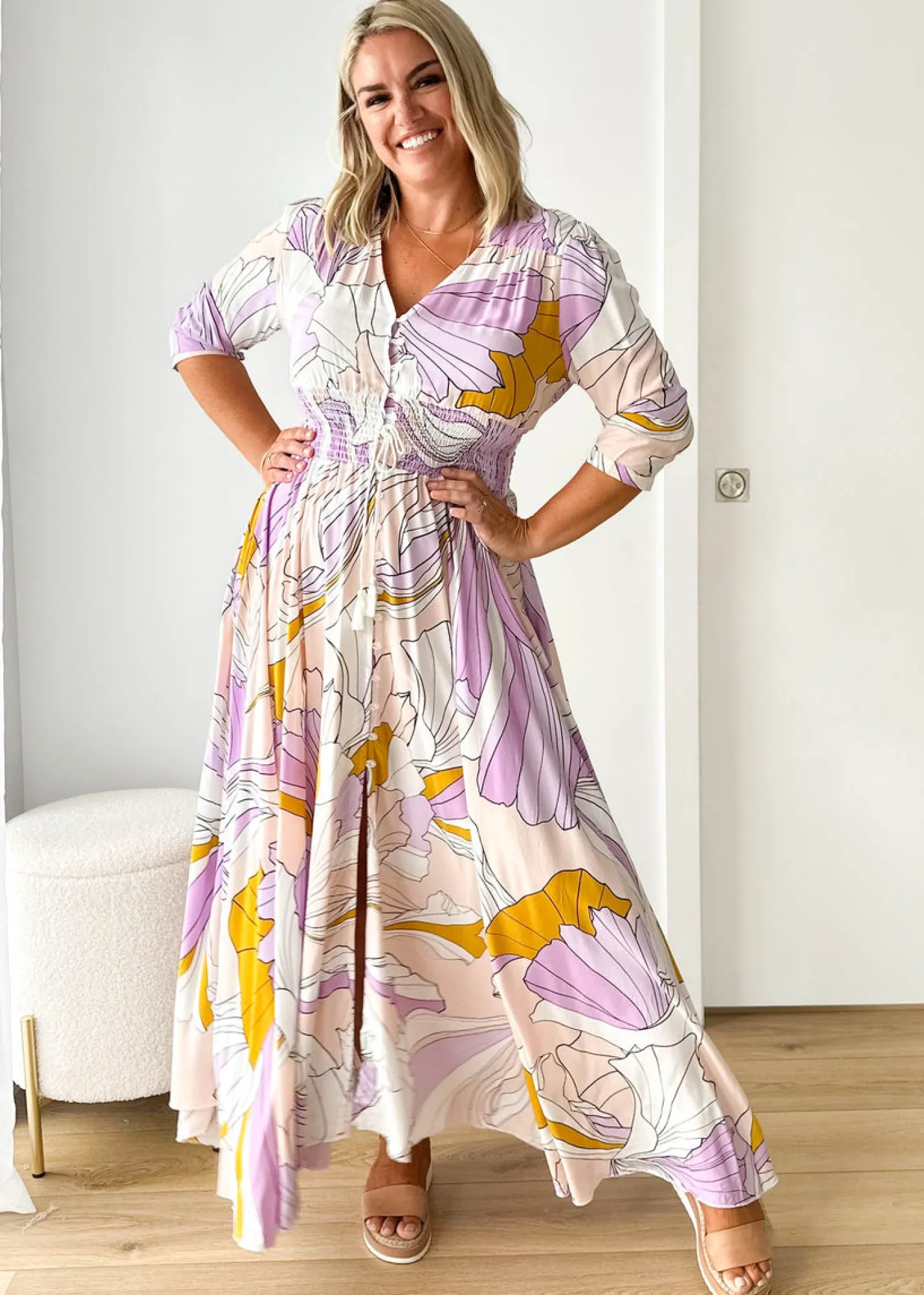 Women Gingham & Heels Maxi>New Romantics Maxi Dress