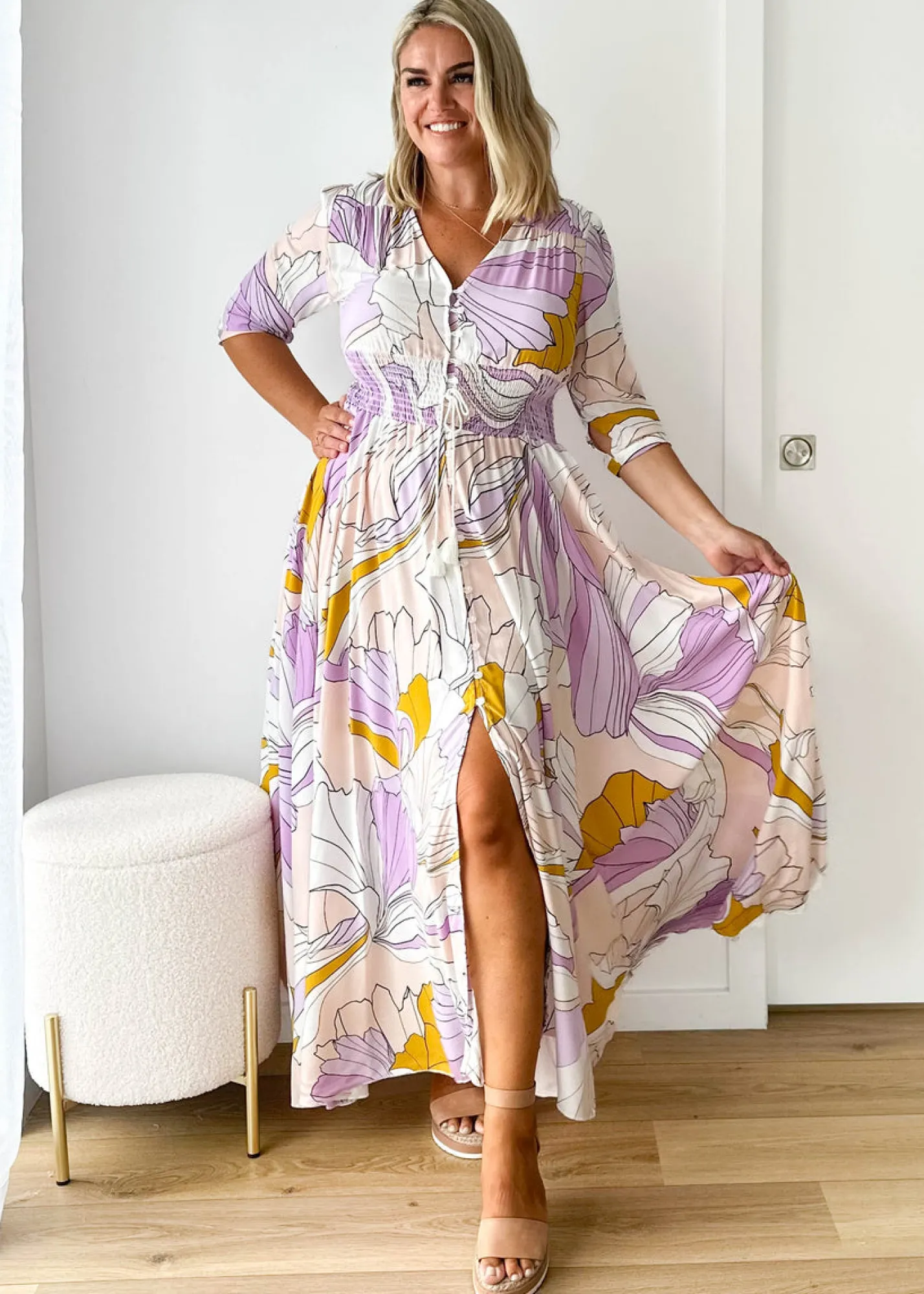 Women Gingham & Heels Maxi>New Romantics Maxi Dress