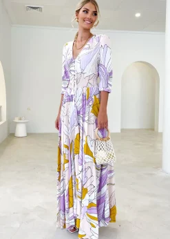 Women Gingham & Heels Maxi><noscript><img width=