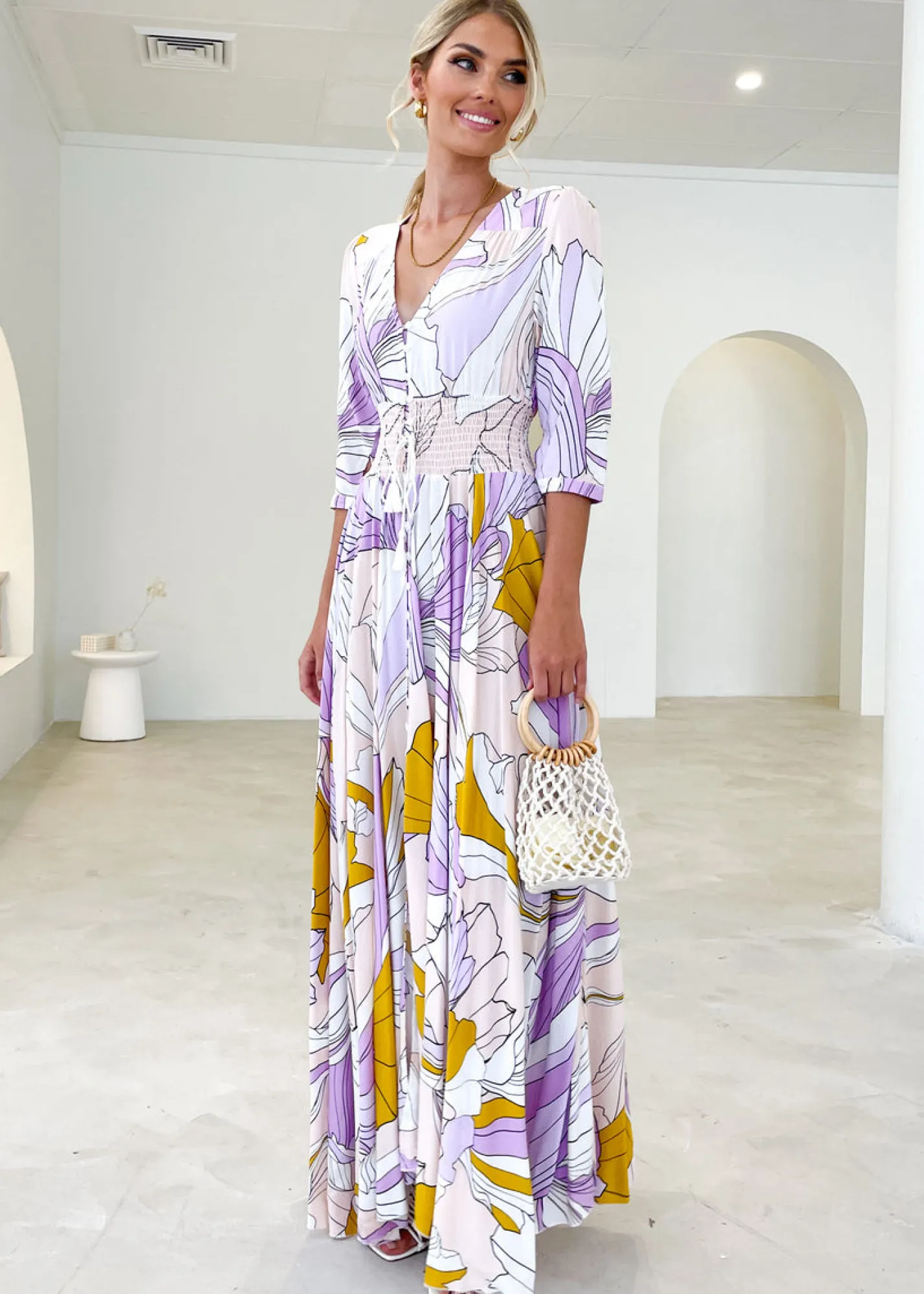 Women Gingham & Heels Maxi>New Romantics Maxi Dress