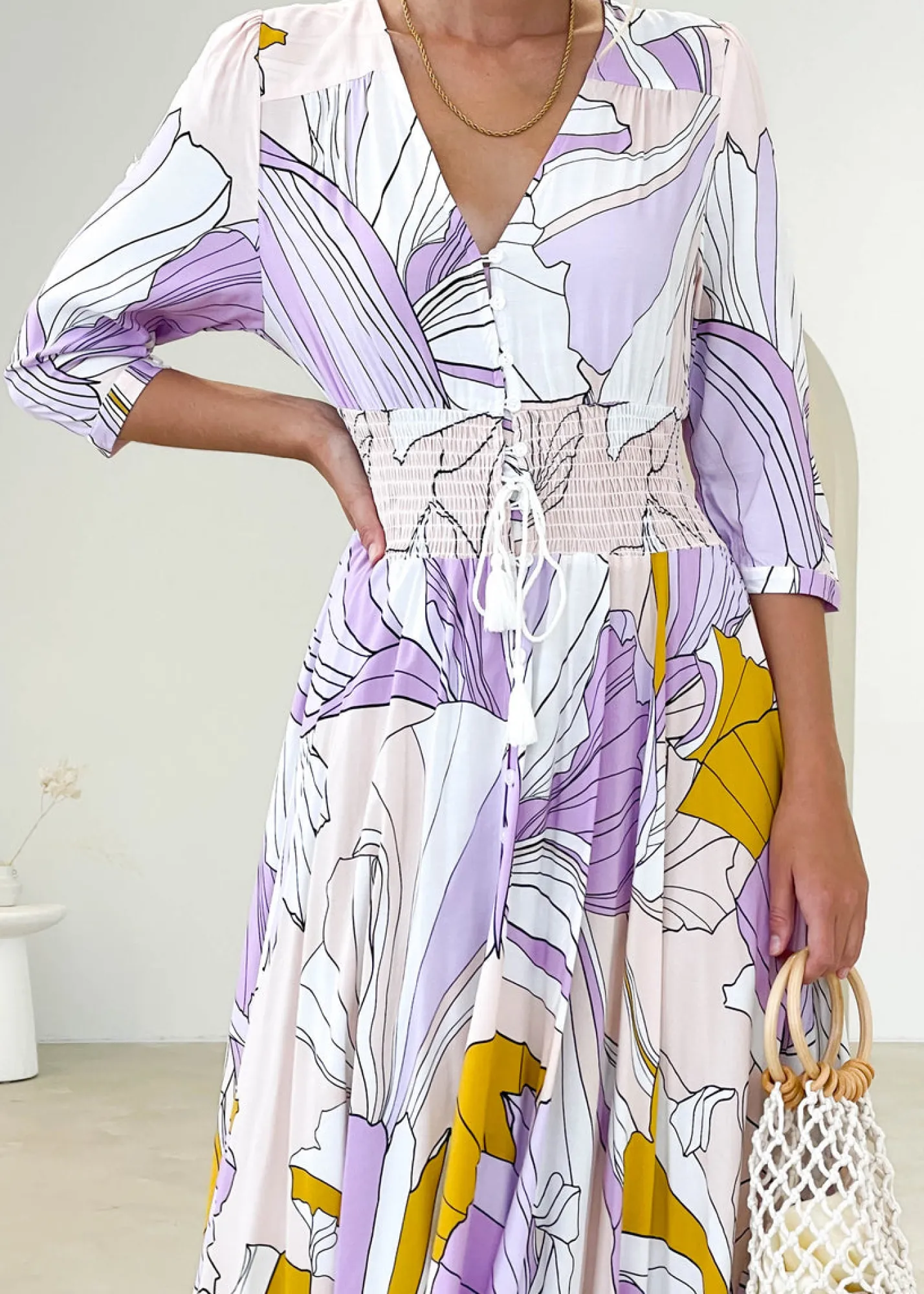 Women Gingham & Heels Maxi>New Romantics Maxi Dress