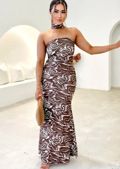 Women Gingham & Heels Maxi>Noelle Maxi Dress