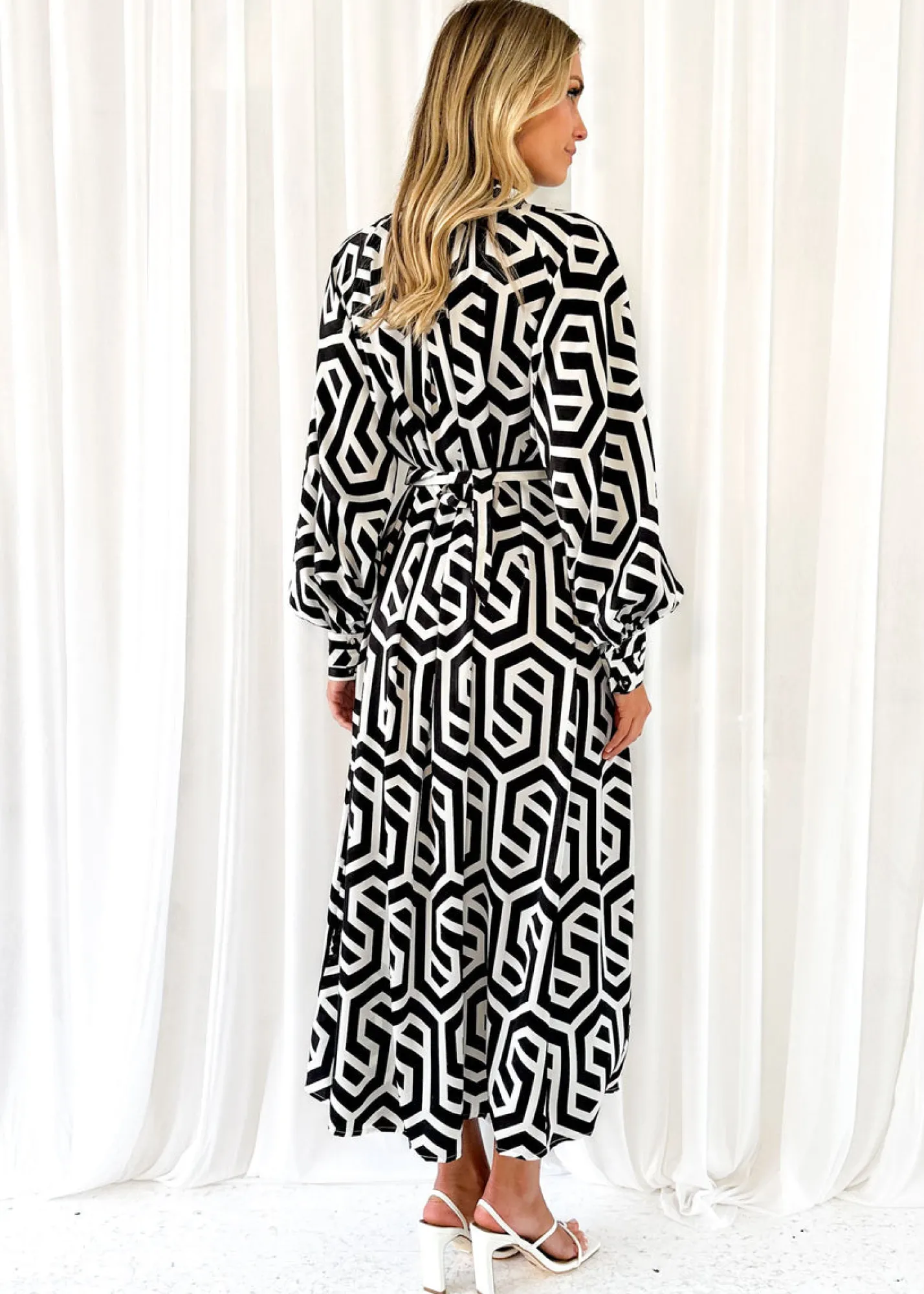 Women Gingham & Heels Midi>Nour Midi Dress